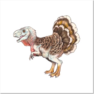 Turkeysaurus Rex (no text) Posters and Art